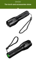 Linterna LED T6 Potente Y Zoomable Para Camping Y Uso Exterior Con Alta Luminosidad Impermeable Y Modos De Iluminación Ajustables - details 7