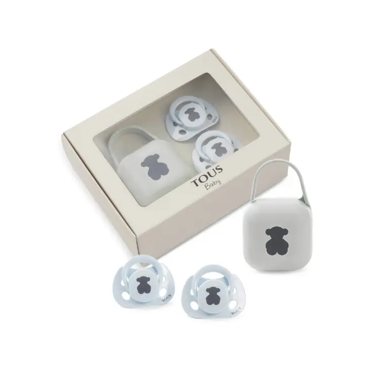 Pack 2 Chupetes Tous Baby Bear Azul celeste - 1