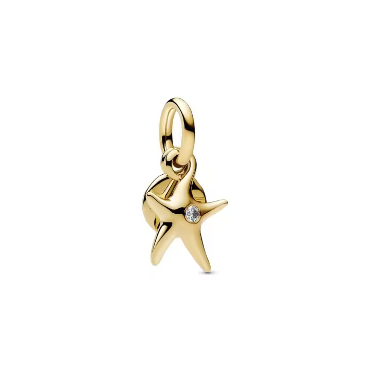 763892C01 - Charm Colgante Doble Estrella de Mar en Baño de Oro de 14k con Circonita – Pandora Moments 763892C01 PANDORA Raíz Novedades Joyas de Plata Joyas Pandora MUJER inicio Charm Pandora Mujer Pandora Original - 1