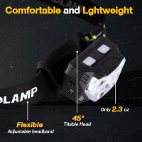 Lámpara Frontal LED De 9 Luces Fuertes Recargable Por USB Con Sensor De Movimiento Luz Portátil Para Pesca Camping Actividades Al Aire Libre - details 5
