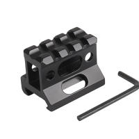 Montura De Aluminio De 1" Altura Picatinny Montura Corta Base De Tangente Para Visor Compatible Con Rail De 20mm - details 2