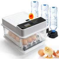 10/15/24/36 huevos Incubadora totalmente automática para, giro automático de los huevos, control de temperatura, adición automática de agua, incubadora para huevos de aves de corral con iluminación LED y doble alimentación - details 7