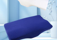 Almohada De Espuma De Memoria Para Dormir Orthopedic Slow Rebound Forma De Mariposa Alivio De Cuello Suave Relajante Estirador Cervical - details 1