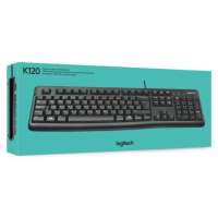 Logitech K120 Teclado USB - Resistente a Salpicaduras - Cable de 1.50m - Color Negro - details 4