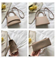 Bolso De Hombro De Cuero PU Sólido Moda Bolso De Mano Para Mujer Casual Bolso Cruzado Con Manija Superior Decoración De Bordado - details 1