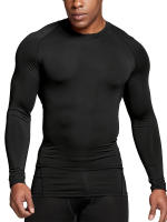 Camiseta De Compresión Para Hombres Rashguard Secado Rápido Fitness Gimnasio Surfismo Playa Deportes Running Tops Tees - details 5