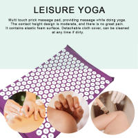 Almohadas De Masaje De Yoga Con Grandes Puntos De Toque Para Mejor Masaje De Cuello Espalda Y Pies Color Morado Para El Hogar - details 3