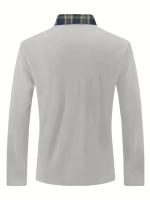 Camisa Polo Hombre Primavera Otoño Con Cierre De Cremallera Y Bolsillo Estilo Casual Deportivo Y Libre Para Viajes Material Poliéster Transpirable - details 14