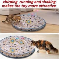 Juguete Interactivo Para Gatos Bola Roolante Rápida En Bolsa Juego De Escondite Para Gatos Juguetes Para Interiores Activado Por Movimiento - details 4