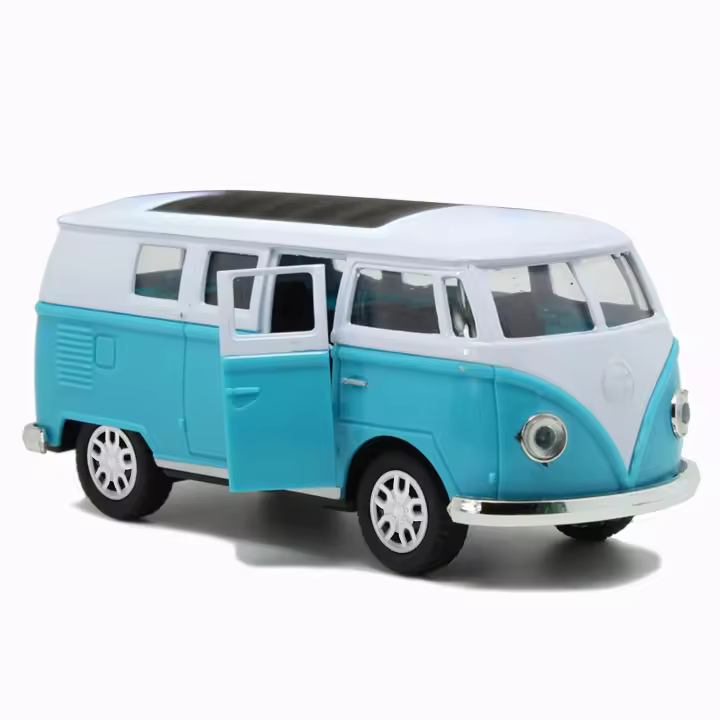 Modelo De Autobús De Escala 1:36 En Aleación Con Acción De Resorte Juguetes Educativos Para Niños Detalle Auténtico Para Aventuras Infinitas - 1