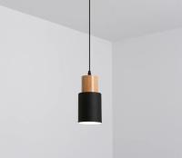 Lámpara Colgante Minimalista Para Dormitorio Y Barra Moderna Nórdica Individual Sin Bombillas Incluidas Metal Blanco Y Negro - details 4