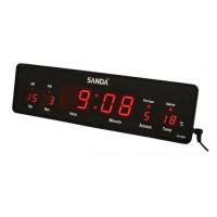 Reloj digital LED, hora, dia, mes,  temperatura, alarma, semana - details 0