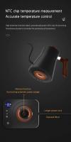 Hervidor Eléctrico De Garrafa De Ganso 1200W Kettle Inteligente Control De Temperatura Constante Para Té Y Café Portátil - details 8