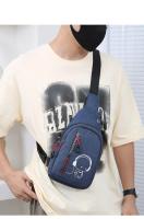 Bolsa De Pecho Para Hombres De Gran Capacidad Unisex Para Deportes Al Aire Libre Y Ocio Estilo Crossbody Monedero De Nylon - details 19