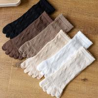 6 Pares De Calcetines Finos Para Verano Para Mujer Con Dedos Separados Media Pierna Deporte Algodón Poliéster Spandex - details 17