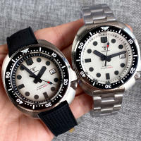Reloj Automático De Acero Inoxidable Para Hombres Resistente Al Agua 30Bar Con Bisel De 120 Clicks Y Corona De 4.1 Pulgadas Cristal De Zafiro Blanco Turtle Professional Diver Master - details 1