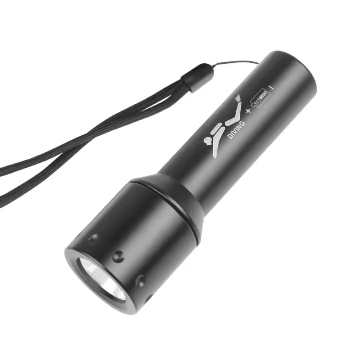 Nueva linterna de buceo T6LED para fotografía subacuática, iluminación de largo alcance, linterna profesional impermeable - 1