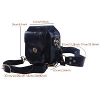 Bolso Pequeño Cuadrado PU Para Mujer Bolsa De Cintura Estilo Medieval Caballero Personalidad Accesorio De Motocicleta Bolsa Lateral - details 0