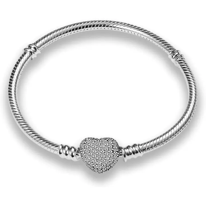 Pulseras de Cadena de serpiente para pulseras europeas compatibles - 1