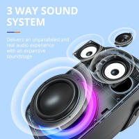 Tronsmart Halo 100 Altavoz Bluetooth 5.3 Portátil, 60W, Luces Led, Waterproof IPX6, 18H de Reproducción, Sonido Estéreo,Powerbank y App, para exteriores - details 0