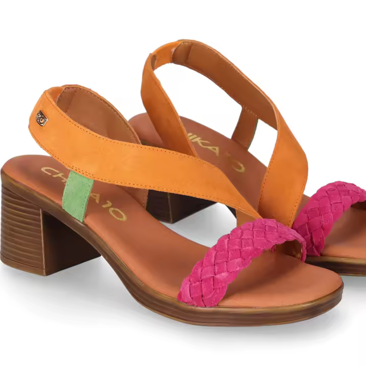 Chika10 Leather NEW GOTICA 11 Sandalia de Tacón Multicolor - 1