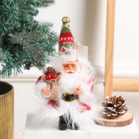 Muñeco De Peluche De Santa Claus Para Decoración De Navidad Colgante De Esquí Y Sled Para Árbol De Navidad Figura Moderna De Plástico - details 10