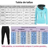 Conjunto Deportivo De Mujer En Dos Piezas Invierno Calor Hoodies + Pantalones Sudaderas Casual Con Bolsillos Estilo Jogging Ropa Deportiva Ajustada - details 0