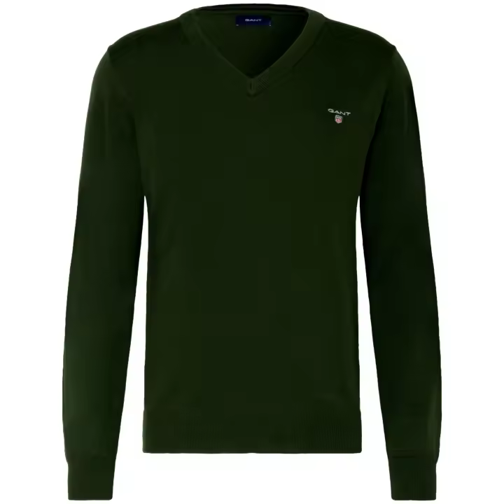 Jersei Gant Classic Cotton V-Neck - 1