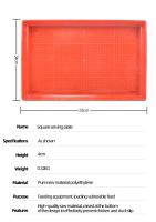 Fuente De Agua Para Ponederos De Pollo De Invierno Plástico Adecuada Para Coops De Ganado Material: Plástico Origen: China Continente - details 9