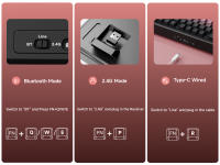Teclado Mecánico Personalizado EWEADN X87 Con Switches KAILH Y HUANO RGB 10000mAh 80% Layout Para Gaming Y Esports - details 0
