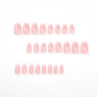 Uñas Postizas Cortas Y Minimalistas 24 PCs Con 1 Pegamento De Uñas Y 1 Linterna De Uñas Material De Acrílico Originales De China - details 20