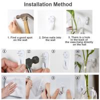 Vaso De Flor De Vidrio Colgante Para Pared Terrario Acuario Contenedor De Flores Y Plantas Decoración Para El Hogar Y Jardín Estilo Moderno - details 2