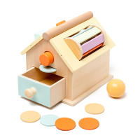 Juguete Educativo De Madera Para Niños Casa Montessori Tablero Ocupado Habilidades Motoras Finas Juego Sensorial Para Bebés - details 9