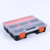 Caja De Almacenamiento De Herramientas Portátil Caja De Partes Plástica Con Múltiples Redes Y Combinación De Tornillos Para Reparación De Garage - details 4