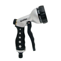 COFAN - Pistola de Riego en Metal | 7 Posiciones de Pulverización | Para regar Plantas o Césped - details 0