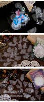 Yoofun 30pcs Pegatinas De Encaje Kawaii Para Decoración DIY Marco De Corazón Vintage Para Arte Manualidades Y Scrapbooking - details 10