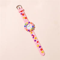Reloj De Pulsera Para Niñas Colorido Con Semillas De Girasol Regalo Perfecto Reloj De Cuarzo Resistente Al Agua Estilo Casual - details 3