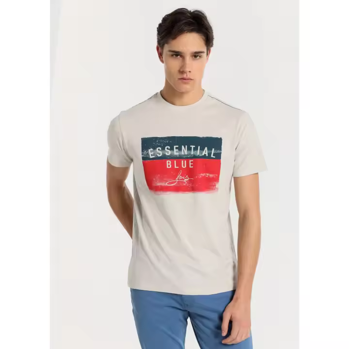 LOIS JEANS - Camiseta de manga corta con grafica blue - 1