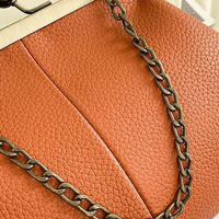 Bolso De Hombro Pequeño Para Mujer Elegante De PU Cuero Suave Lujo Diseñador Clip Clutch Retro Bolso De Mano Y Cruzado Con Cierre De Cremallera - details 21