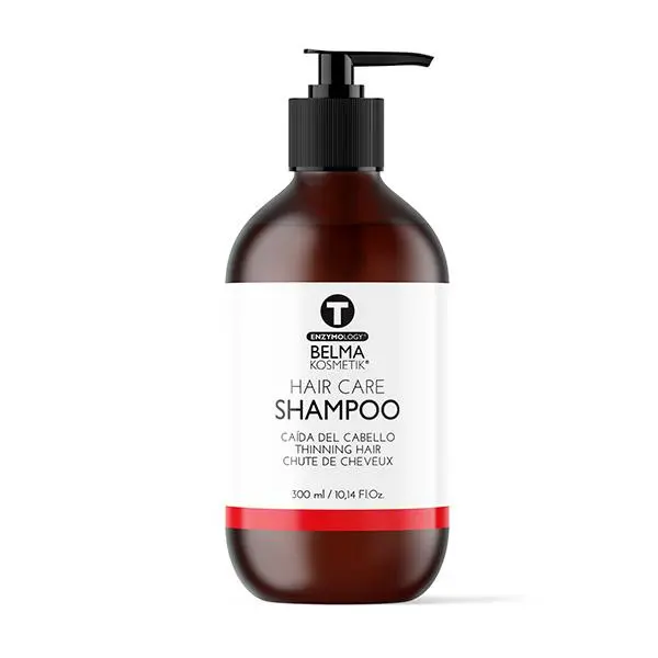 STOP champú caída Hair Care Belma Kosmetik 300 ml Champú Anti Caída Belma Kosmetik Enzymology  Revitalizante y detox para el cuidado del cuero cabelludo. Formulado para frenar la caída del cabello, libre de sales, sulfatos y parabenos.  Con ingredientes n - 1