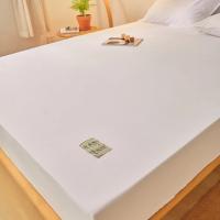Sábana Ajustable De Algodón 100% En Color Sólido Antideslizante Duradera Para Cama Doble Reina Rey Tamaños 120/150/220cm - details 12