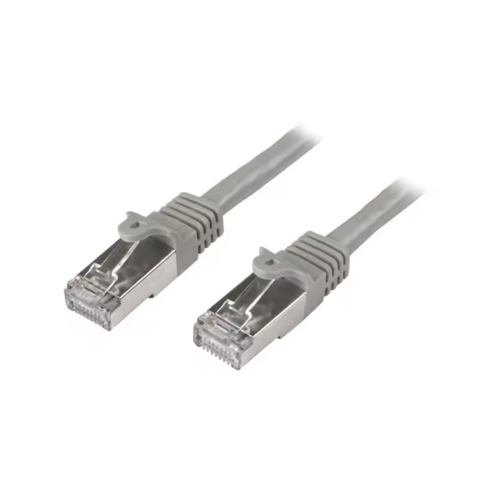 StarTech.com - Cable de 5m de Red Cat6 Ethernet Gigabit Blindado SFTP - Gris N6SPAT5MGR - 1
