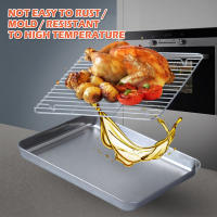Horno De Acero Inoxidable Con Relleno De Alambre Bandeja Antiadherente Para Parrilla Repostería Herramientas De Cocina Y Exterior - details 6