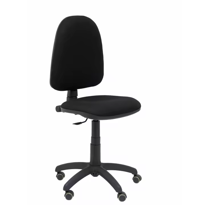 Piqueras Y Crespo Silla de Oficina Ergonómica Bali Negro con Ruedas de Parqué - 1