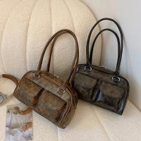 Bolso De Hombro Vintage Para Mujer De Cuero PU Tote De Lujo Monedero Retro Con Manija Top Clutch Bag Casual Para Todas Las Estaciones - details 11