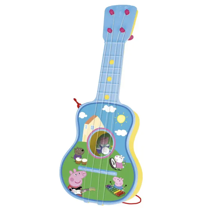 Guitarra Peppa Pig 4 Cuerdas En Estuche (Reig 2339) - 1