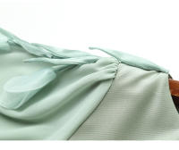 Vestido EVNISI Slim Oficina A-line Verano Mujer Elegante Verde Manga Corta Cuello O Casual Bodycon Fiesta Vestido Fairy - details 14
