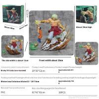 Figura De Acción Dragon Ball 20cm Brolly Vs Son Goku Anime Muscle Super Saiyan Doble Modo Colección Ornamento Juguetes Para Adolescentes Y Adultos - details 0