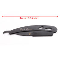Cuchilla De Afeitar Vintage Para Hombres Metal Barber Razor Con Hoja De Acero Straight Edge Herramientas De Peluquería Para Salon - details 1