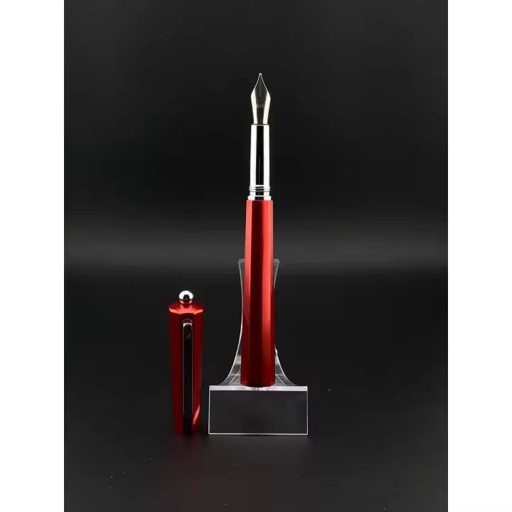 Pluma estilográfica Giulliano Mazzuoli Mokina Red Metallic - 1